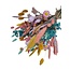Trockenblumenstrauß Happy String | Länge ± 55 Zentimeter | Mit frischen, pastellfarbenen Trockenblumen