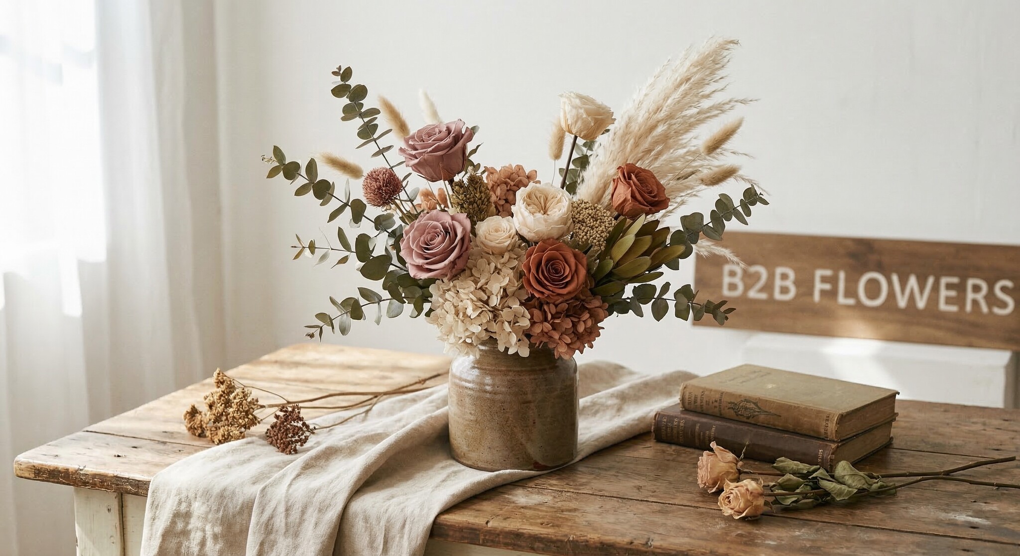 Konservierte Blumen für jeden Anlass – langlebige, natürliche Blumendekoration mit echter Optik 