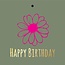 Labels Kaart 7*7cm x20 Happy Birthday