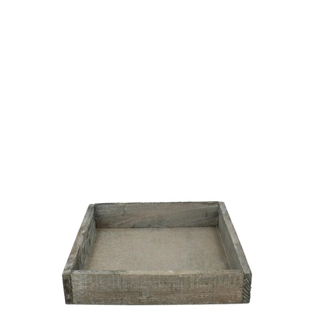 Hout Tray 20*20*4cm