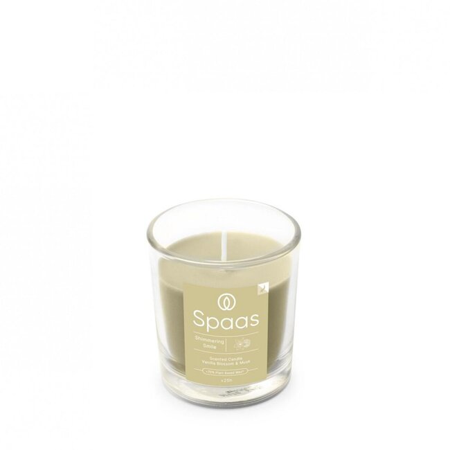 Kaars Geur glas d07*7.5cm Smile