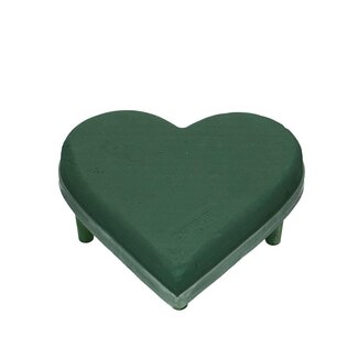4A Oasis Heart Ecobase | Colour: Green | Length 29 centimeter | Width 30 centimeter | Height 4.5 centimeter | Per 2 hearts