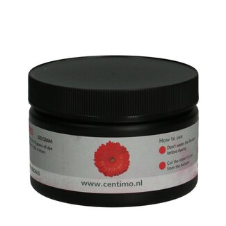 4A Peinture à tirer pour fleurs | Couleur: Rouge | Poids 100 gram | Par pot