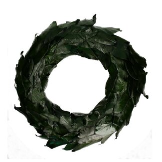 4A Magnoliablad Krans | Kleur: Donkergroen | Diameter 60 centimeter | Per krans