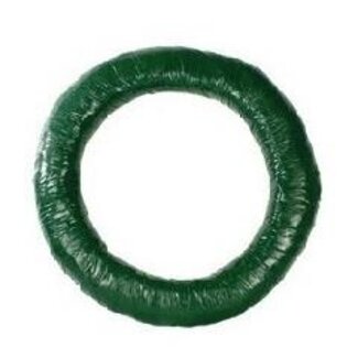 4A Couronne de paille avec ruban | Couleur: Vert | Diamètre 60 centimeter | Par couronne