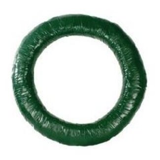 4A Stro Krans met Band | Kleur: Groen | Diameter 70 centimeter | Per krans