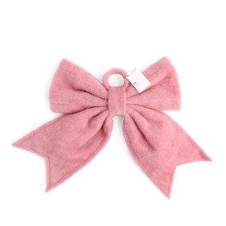 4A Filz Schleife Dekoration | Farbe: Rosa | Durchmesser 24 centimeter | Pro 12 Schleifen