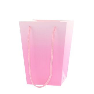 4A Cadeautasjes "Noor” | Kleur: Roze | Lengte 15 centimeter | Breedte 11 centimeter | Hoogte 20 centimeter | Per 10 tassen
