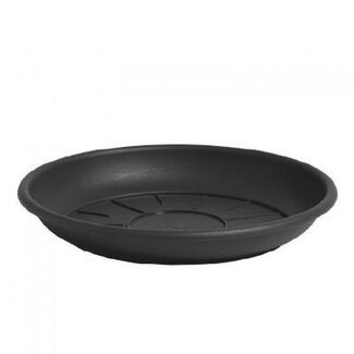 4A Soucoupe d'eau en plastique | Couleur: Noir | Diamètre 28 centimeter | Par 10 soucoupes d'eau