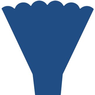 4A Hoezen Majesty | Kleur: Blauw | Lengte 54 centimeter | Breedte 44 centimeter | Hoogte 12 centimeter | Per 50 hoezen