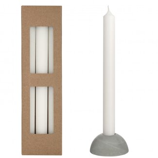 4A Candle “Bliss” | Colour: Natural White | Diameter 2.2 centimeter | Length 25 centimeter | Per 3 candles