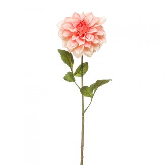 4A Dahlia Kunstblume | Farbe: Rosa | Länge ± 72 centimeter | Pro 4 Kunstblumen