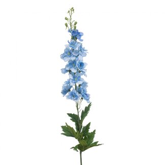 4A Ridderspoor Kunstbloem | Kleur: Lichtblauw | Delphinium Kunstbloemen | Lengte ± 90 centimeter | Per 4 kunstbloemen