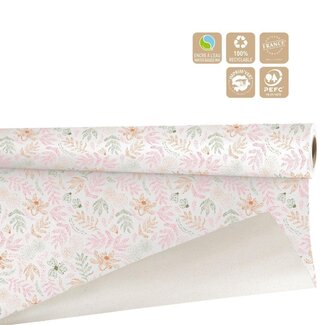 4A Papier auf Rolle “Baghera” | Farbe: Rosa | Breedte 80 centimeter | Lengte 40 meter | 80 gram/m2 | Pro Rolle