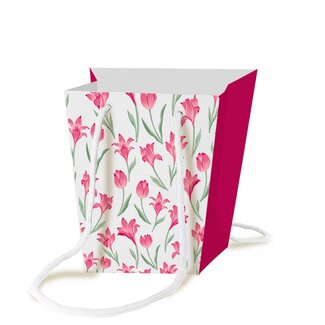 4A Sacs Signature “Aria” | Couleur: Rose | Longueur 15 centimeter | Largeur 11 centimeter | Hauteur 17 centimeter | Par 10 sacs