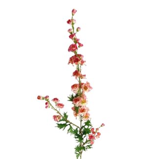 4A Rittersporn Kunstblume | Farbe: Rosa | Delphinium Kunstblumen | Länge ± 86 centimeter | Pro 6 Kunstblumen