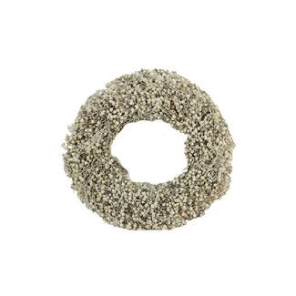 4A Couronne de lin | Couleur: Blanc naturel | Diamètre 40 centimeter | Par couronne