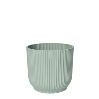 4A Pot en plastique Pot pour plante "Vibes" | Couleur: Menthe | Diamètre 14 centimeter | Hauteur 13 centimeter | Par 8 pots de fleurs