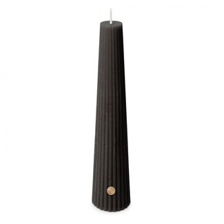 4A Obelisk Bougie | Couleur: Noir | Diamètre 4.5 centimeter | Hauteur 25 centimeter | Durée de combustion 25 uur | Par 6 bougies