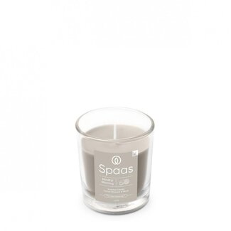 4A Scented candle Glass “Morning” | Colour: Grey | Diameter 7 centimetre | Height 7.5 centimetre | Per 6 scented candles
