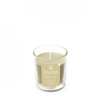 4A Scented candle Glass “Smile” | Colour: Beige | Diameter 7 centimeter | Height 7.5 centimeter | Per 6 scented candles