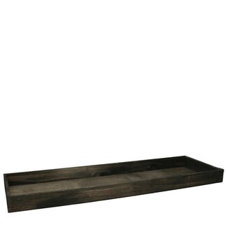 4A Plateau en bois | Couleur: Brun foncé | Longueur 60 centimeter | Largeur 20 centimeter | Hauteur 4 centimeter | Par 4 plateaux