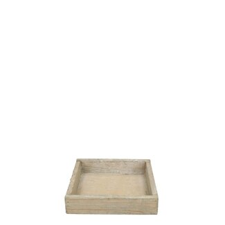 4A Holztablett | Farbe: Hellbraun | Länge 14 centimeter | Breite 14 centimeter | Höhe 3 centimeter | Pro 10 Tabletts