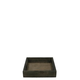 4A Holztablett | Farbe: Dunkelbraun | Länge 14 centimeter | Breite 14 centimeter | Höhe 3 centimeter | Pro 10 Tabletts