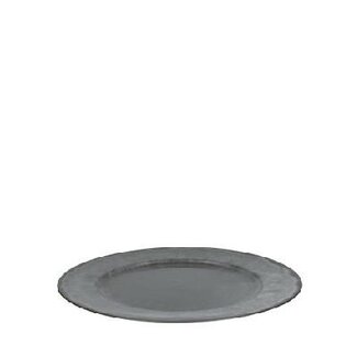 4A Kunststoff Melamin Schale Teller | Farbe: Grau | Durchmesser 20 centimeter | Pro 18 Teller