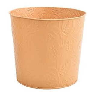 4A Zink-Blumentopf Pflanzentopf “Lynn” | Farbe: Terrakotta | Durchmesser 20 centimeter | Höhe 18 centimeter | Pro 10 Blumentöpfe