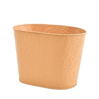 4A Zinc Tray Flowerpot Plant pot “Lynn” | Colour: Terracotta | Length 20 centimeter | Width 14 centimeter | Height 15 centimeter | Per 10 trays