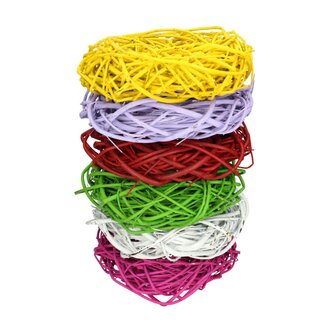 4A Kornoelje Krans | Kleur: Gemengde Kleuren | Cornus Takken Krans | Diameter 30 centimeter | Per 6 kransen