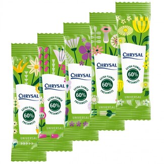 4A Verzorging Chrysal Universeel | 1 zakje voor 1 liter | Inhoud 1000 zakjes | Per doos