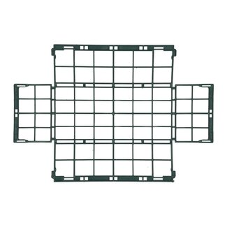4A Oasis Korf Kunststof 1/1 | Kleur: Donkergroen | Lengte 23 centimeter | Breedte 11 centimeter | Hoogte 8 centimeter | Per 20 korven
