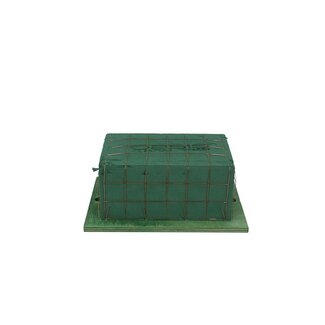 4A Oasis Bioline Deco Plate | Colour: Green | Length 21 centimetre | Width 15 centimetre | Height 8 centimetre | Per plate