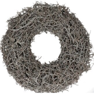 4A Bonsai Wreath | Colour: Natural White Brown | Diameter 45 centimeter | Per wreath