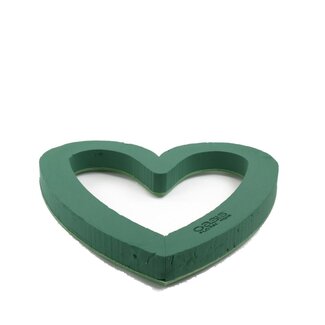4A Oasis Bioline Herz Offen | Farbe: Grün | Länge 60 centimeter | Breite 60 centimeter | Höhe 5.5 centimeter | Pro 2 Herzen