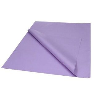 4A Zijde Papier Vel | Kleur: Lilakleurig | Lengte 50 centimeter | Breedte 75 centimeter | 17 gram/m2 | Per 480 vellen