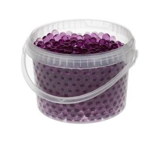 4A Decogel Pearls | Colour: Purple | Diameter 9 millimetre | Pot content 3 litre | Per pot