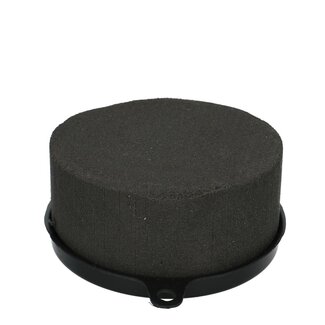 4A Oasis Eychenne Cushion | Colour: Black | Diameter 15 centimeter | Per 2 cushions