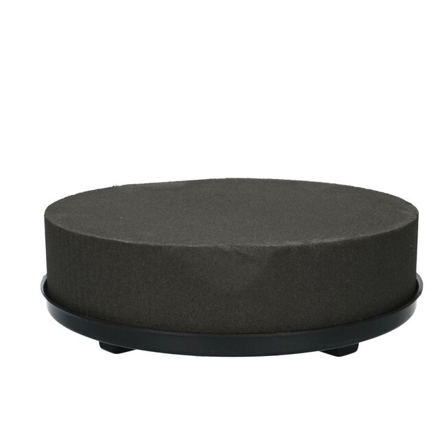 Oasis Eychenne Kussen | Kleur: Zwart | Diameter 28 centimeter | Per 2 kussens