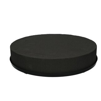 4A Oasis Eychenne Coussin | Couleur: Noir | Diamètre 38 centimeter | Par 2 coussins