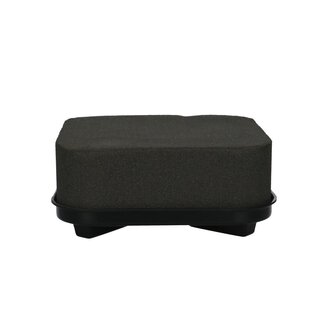 4A Oasis Kissen Quadratisch | Farbe: Schwarz | Länge 20 centimeter | Pro 6 Kissen