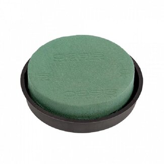 4A Oasis Posy Pad Naylorbase | Colour: Green | Diameter 23 centimetre | Per 2 holders