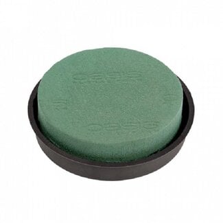 4A Oasis Posy Pad Naylorbase | Farbe: Grün | Durchmesser 23 centimeter | Pro 2 Halter