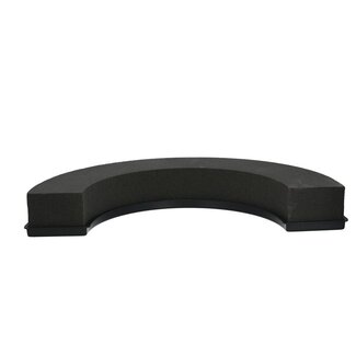 4A Oasis Eychenne Demi-anneau | Couleur: Noir | Diamètre 50 centimeter | Par 2 crinières