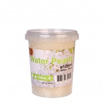 4A Hydrogelperlen | Farbe: Transparent | Durchmesser 12 millimeter | Gewicht 500 gram | für 55 liter | Pro Beutel