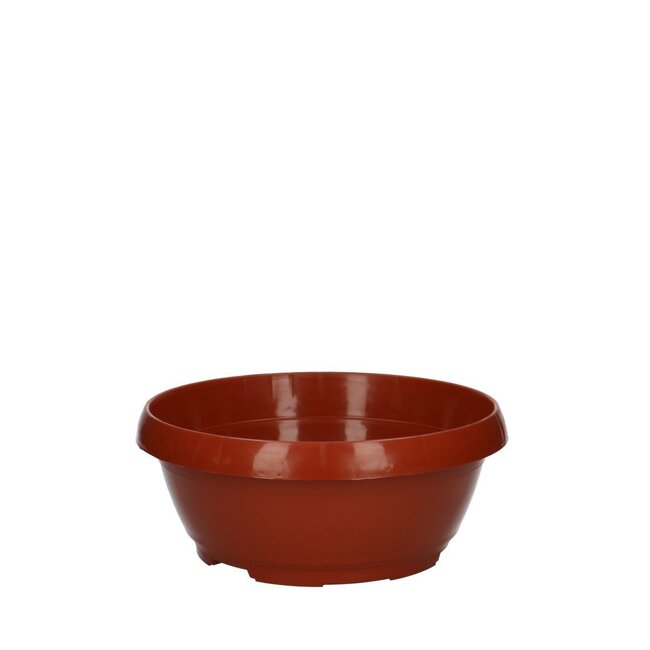 Plastique Coupe "Classic" | Couleur: Terracotta | Diamètre 20 centimeter | Hauteur 12 centimeter | Par 10 coupes