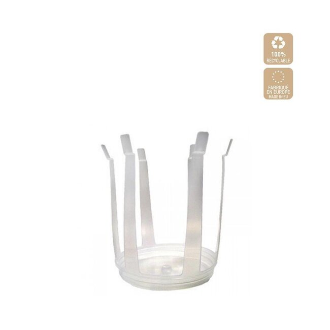 Rapideau Flower holder | Colour: Transparent | Height 14 centimetre | Per 20 rapideaus