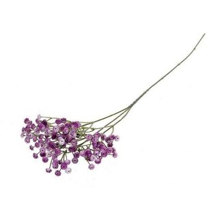 4A Schleierkraut Kunstblume | Farbe: Lila | Gypsophilia Kunstblumen | Länge ± 68 centimeter | Pro 6 Kunstblumen